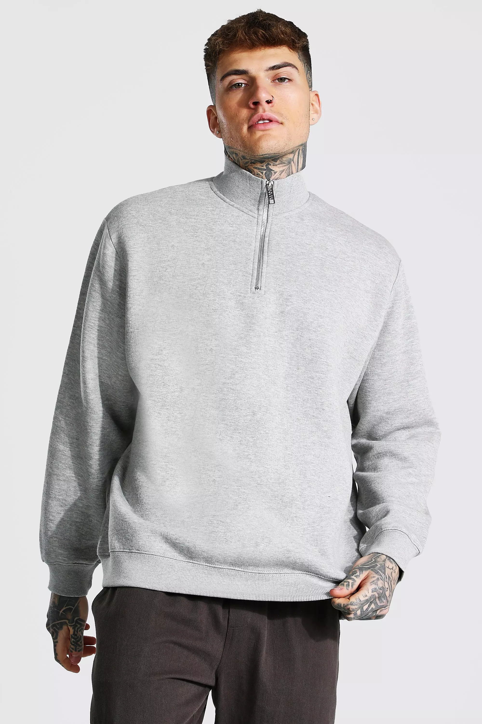 Oversized half zip outlet hoodie